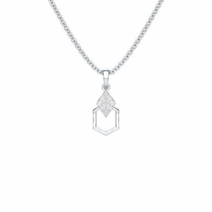 Silver Mist Silver Pendant - White Gold - Image 1