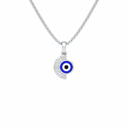 Sacred Watch Silver Pendant - White Gold - Image 1