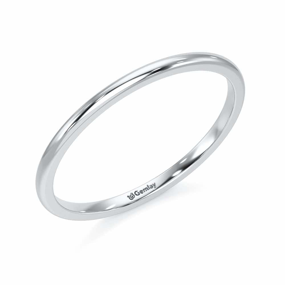 Eternal Glow Women Silver Ring - White Gold - Image 1