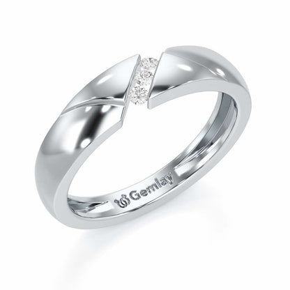 Merry Fair Silver Ring - White Gold - Image 1