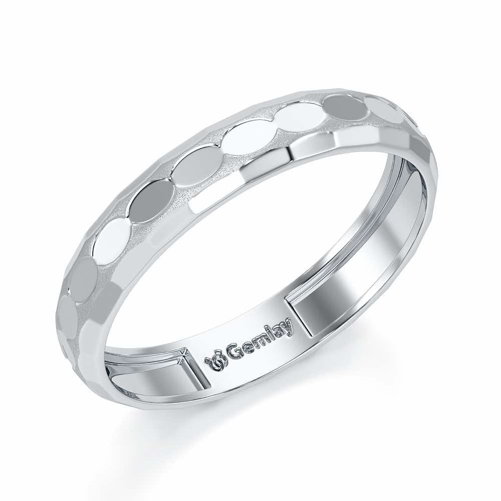 Talia Silver Ring - White Gold - Image 1