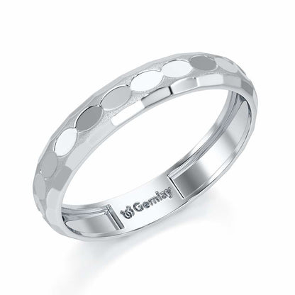 Talia Silver Ring - White Gold - Image 1