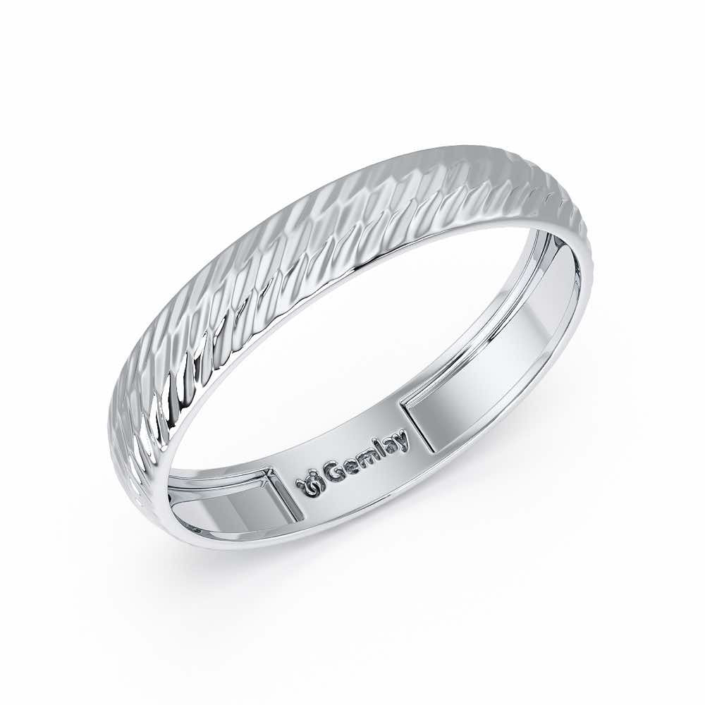 Lena Silver Ring - White Gold - Image 1