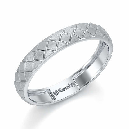 Marie Silver Ring - White Gold - Image 1