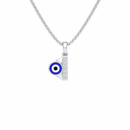 Aura of Protection Silver Pendant - White Gold - Image 1