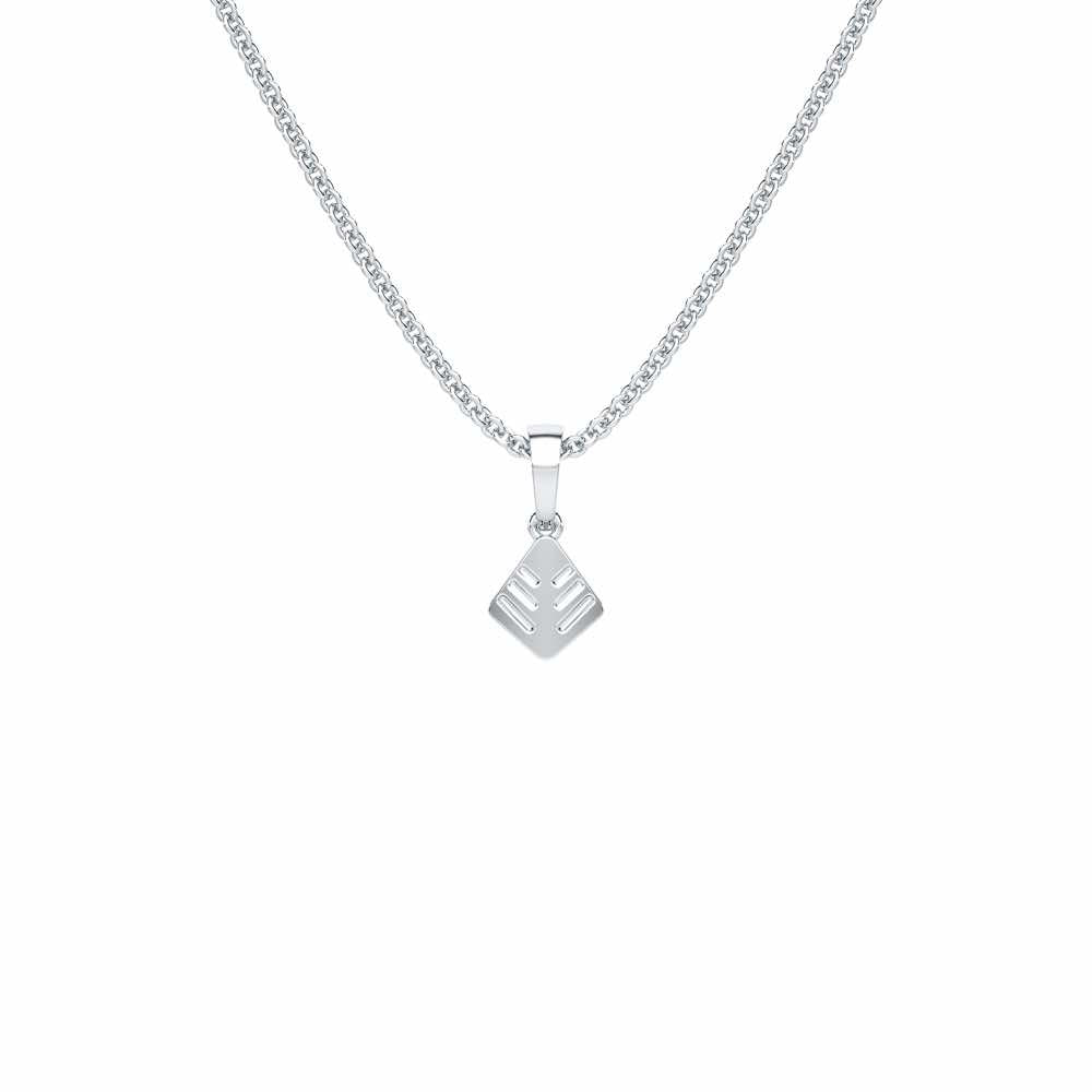Silk Shine Gold Pendant - White Gold - Image 1