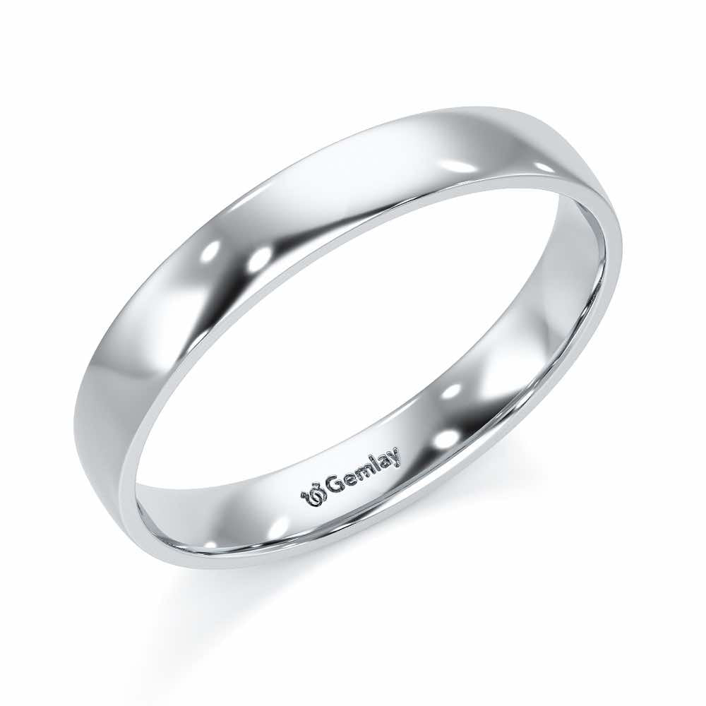 Bliss Aura Women Silver Ring Band - White Gold - Image 1