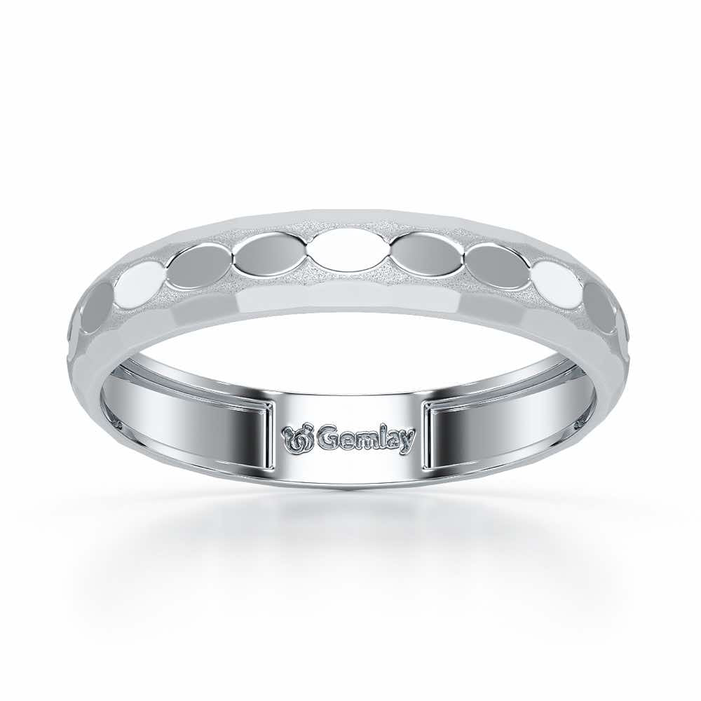 Talia Silver Ring - White Gold - Image 2