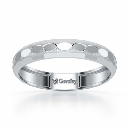 Talia Silver Ring - White Gold - Image 2