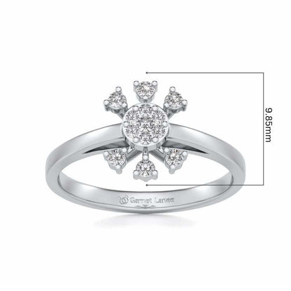 Ekta Silver Ring - White Gold - Image 5