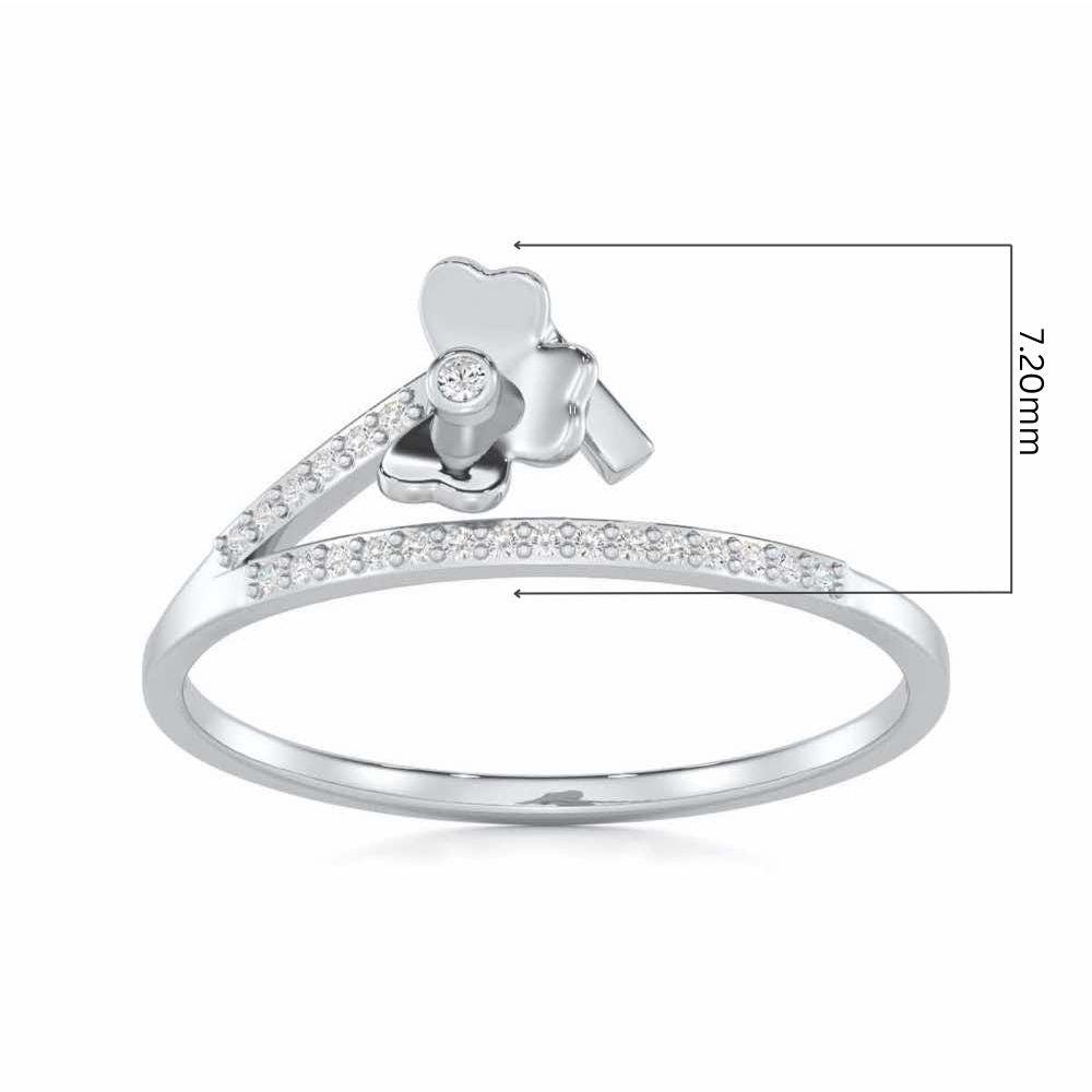 Radiant Reflections Silver Ring - White Gold - Image 5