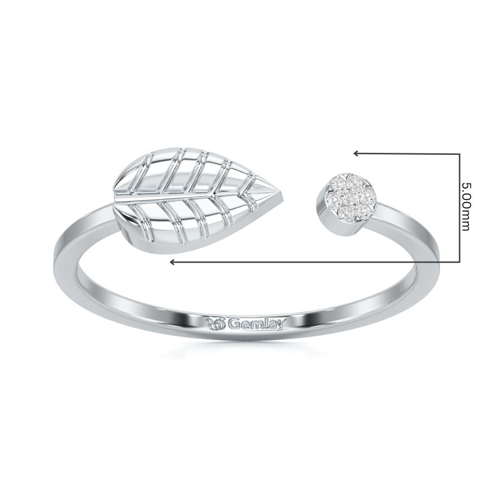 Heavenly Hues Silver Ring - White Gold - Image 5