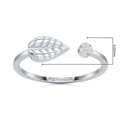 Heavenly Hues Silver Ring - White Gold - Image 5
