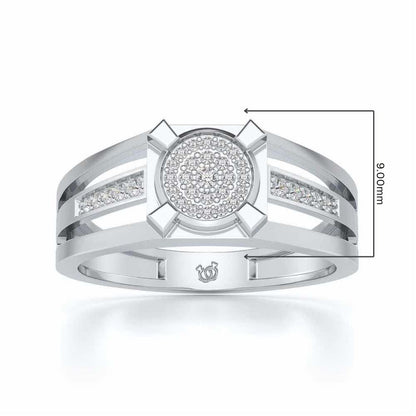 Mesmerizing Ring For Men - White Gold - Image 5