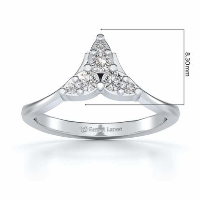 Diti Silver Ring - White Gold - Image 5