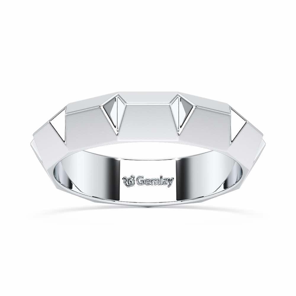 Marigold Silver Ring - White Gold - Image 2