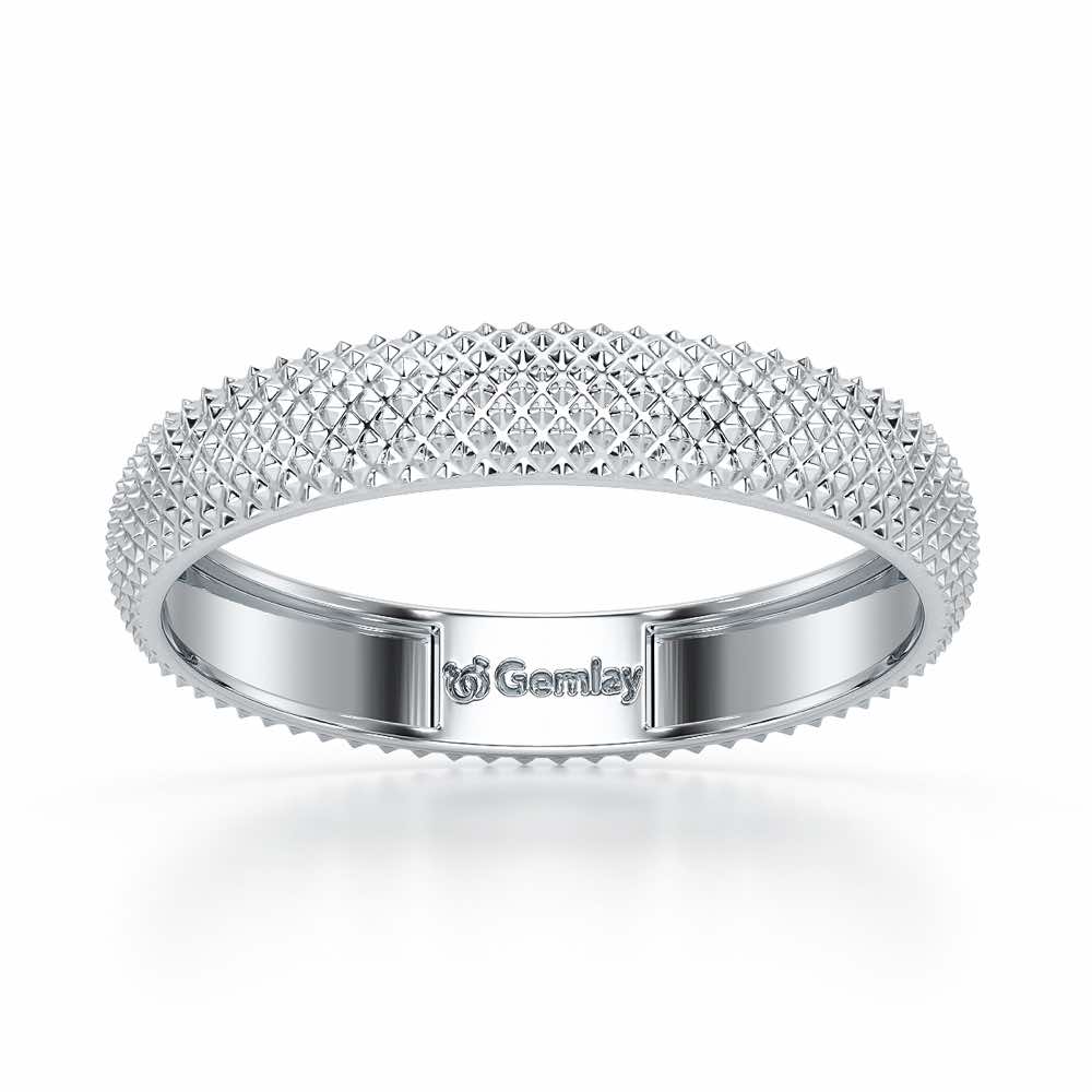 Melis Silver Ring - White Gold - Image 2