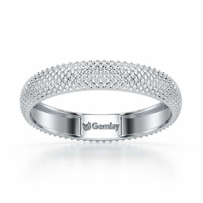 Melis Silver Ring - White Gold - Image 2