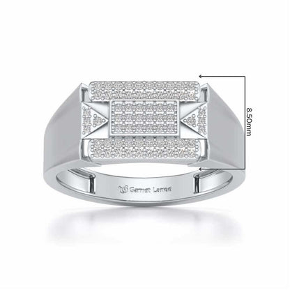 Splediferous Silver Ring For Men - White Gold - Image 5