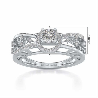 Vanshika Solitaire Ring - White Gold - Image 5
