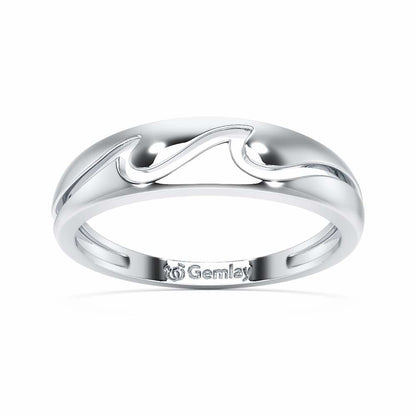 The Sage Silver Ring - White Gold - Image 2