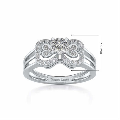 Pallavi Solitaire Ring - White Gold - Image 5