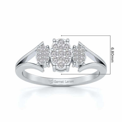 Chasmum Silver Ring - White Gold - Image 5