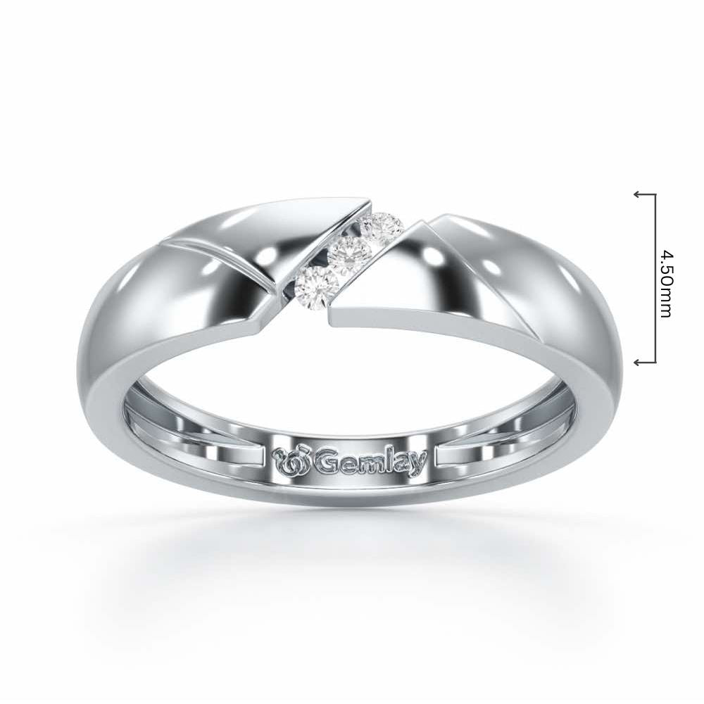 Merry Fair Silver Ring - White Gold - Image 2