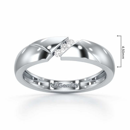 Merry Fair Silver Ring - White Gold - Image 2