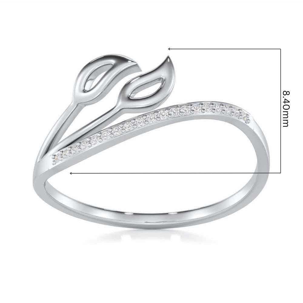 Vibrant Visions Silver Ring - White Gold - Image 5