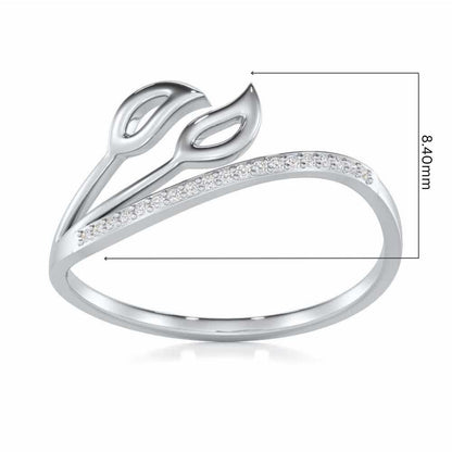 Vibrant Visions Silver Ring - White Gold - Image 5