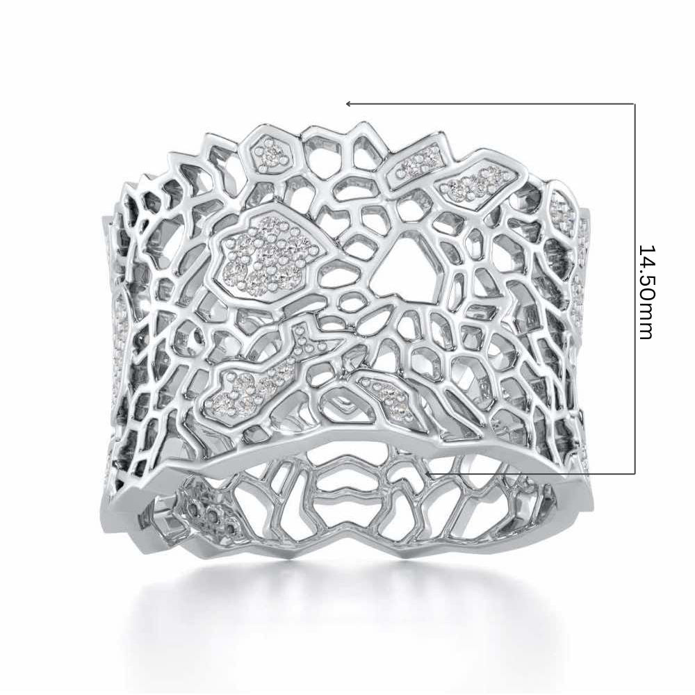Ultimate Shine Silver Band Ring - White Gold - Image 5