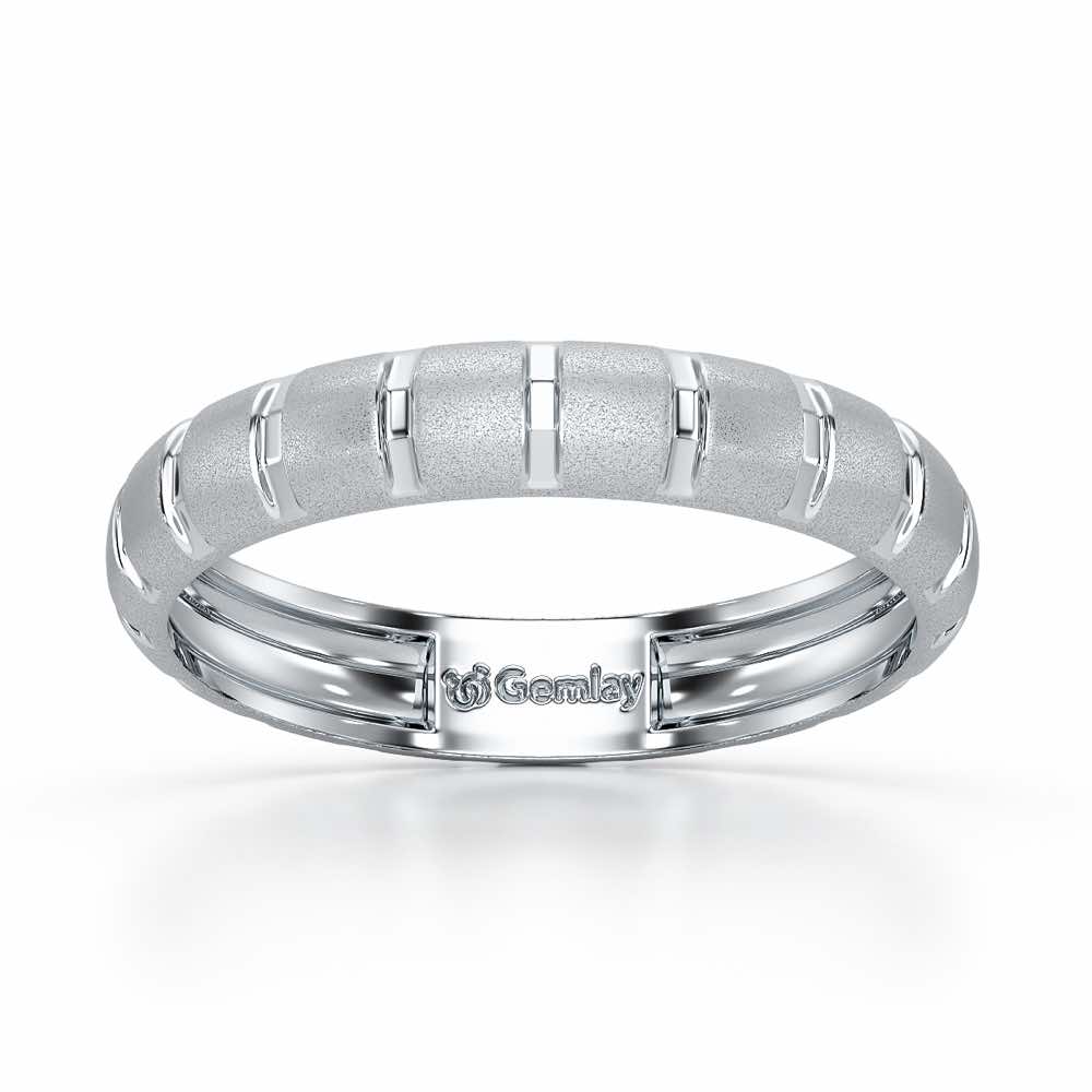 Adeline Silver Ring - White Gold - Image 2