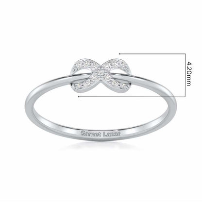 Seraphic Lumen Silver Ring - White Gold - Image 5