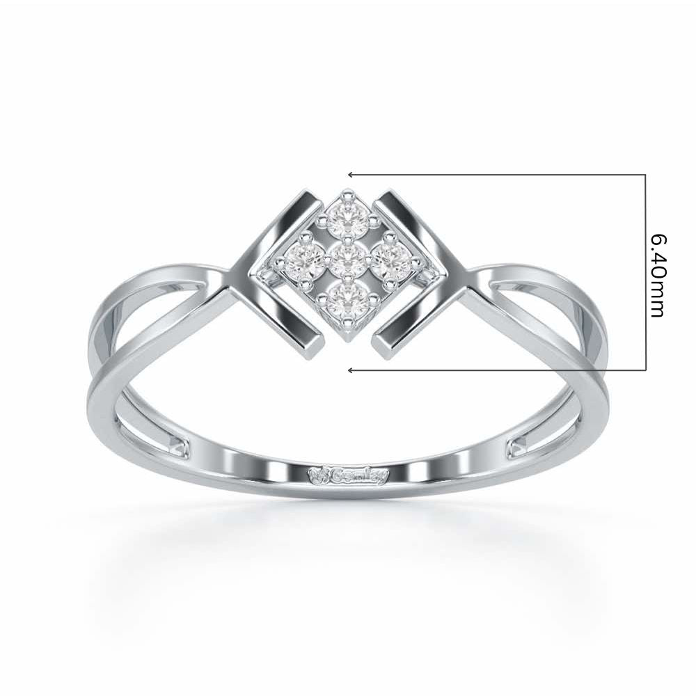 Luxe Protection Silver Ring - White Gold - Image 5