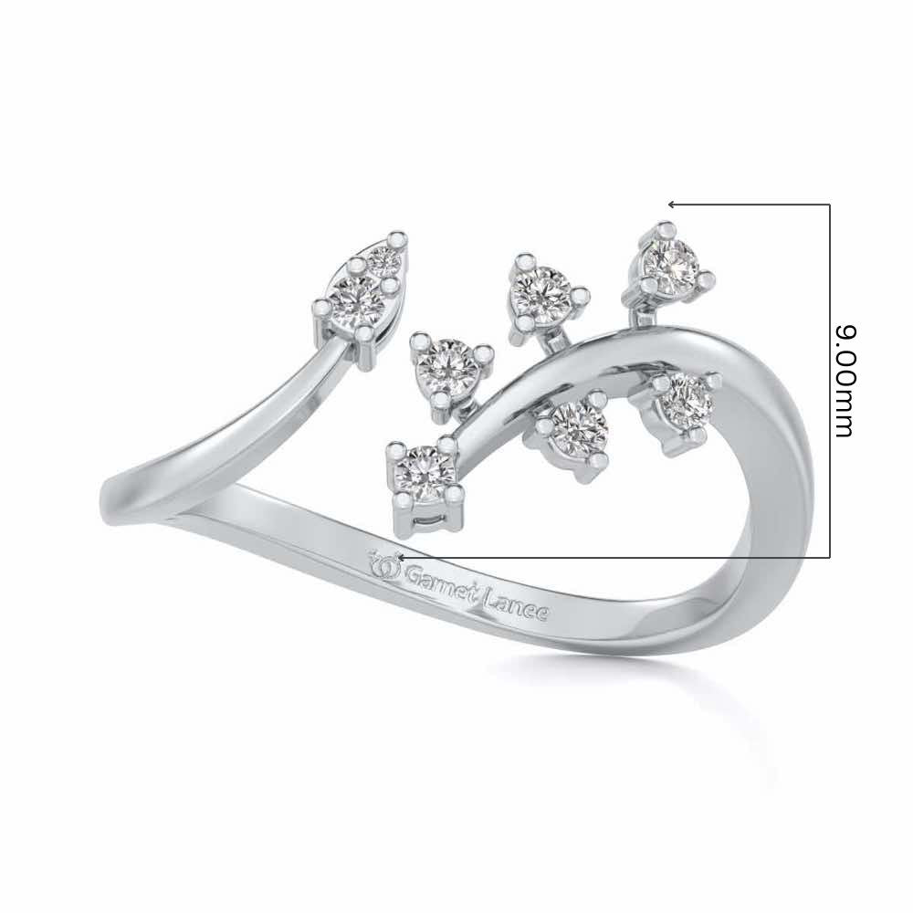 Fateha Silver Ring - White Gold - Image 5