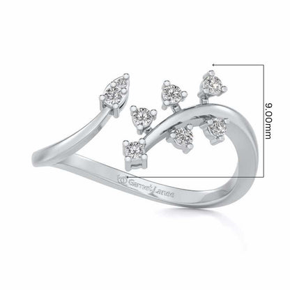 Fateha Silver Ring - White Gold - Image 5