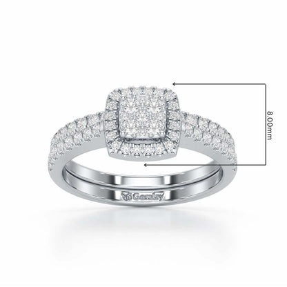 Bride Choice Silver Ring - White Gold - Image 2