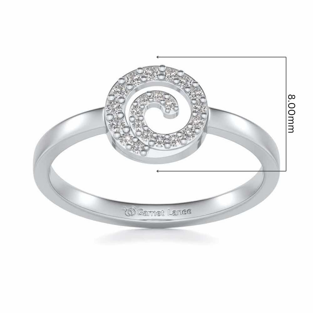 Speeral Silver Ring - White Gold - Image 5