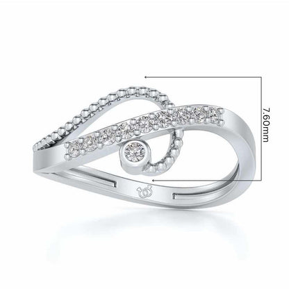Chaman Silver Ring - White Gold - Image 5