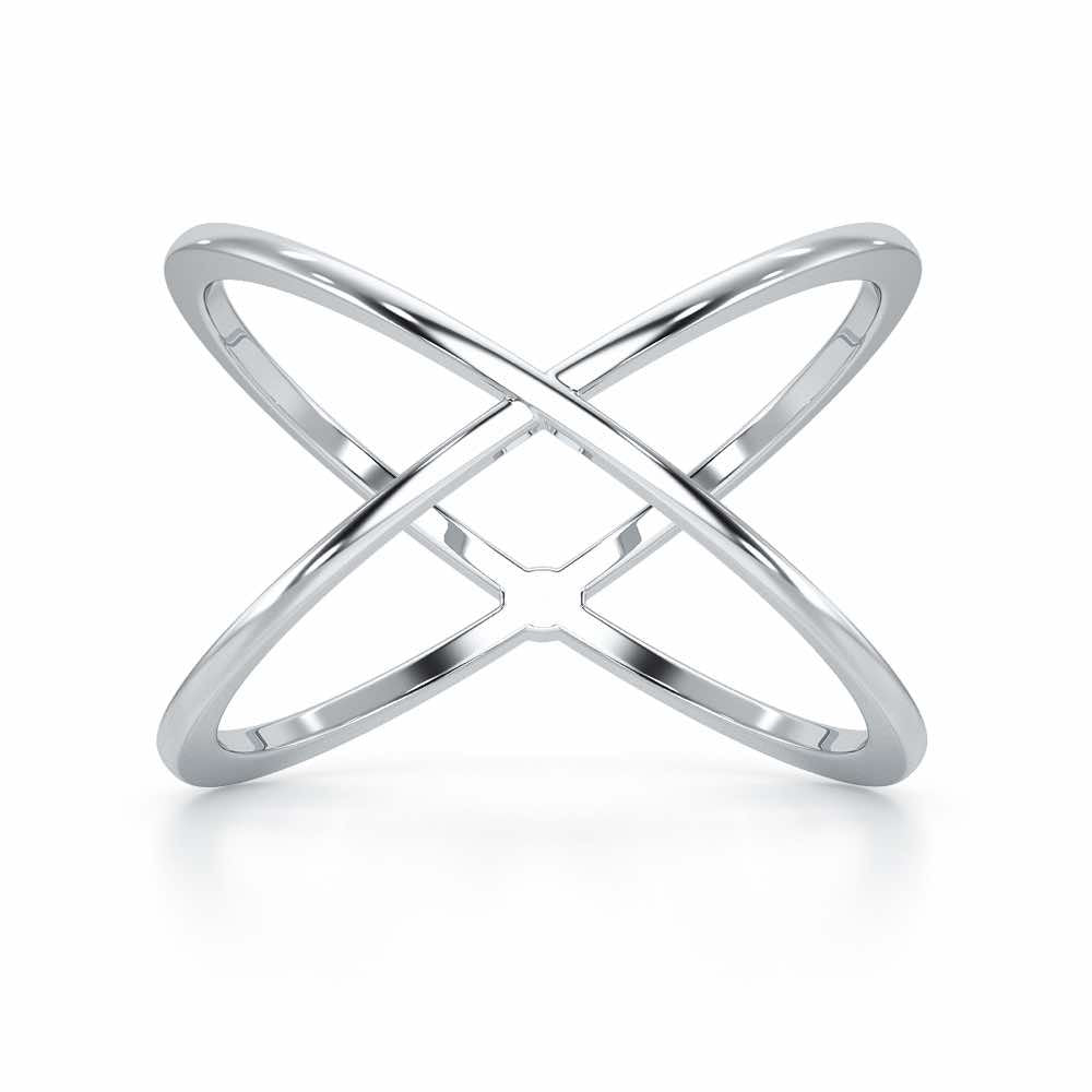 Lush Loops Women Ring - White Gold - Image 2