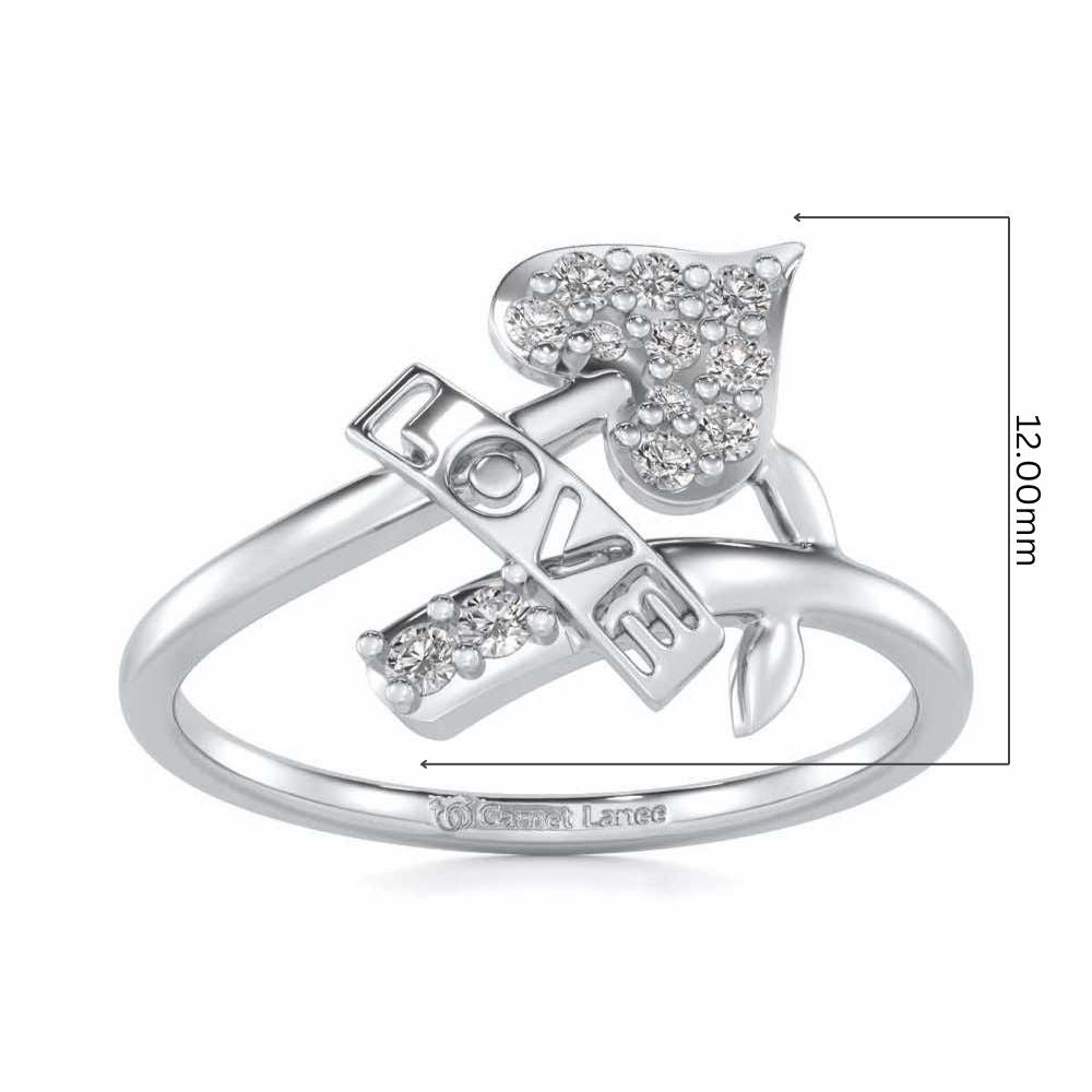 Grow Love Silver Ring - White Gold - Image 5