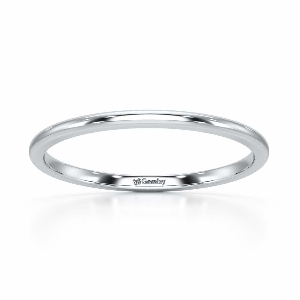 Eternal Glow Women Silver Ring - White Gold - Image 2