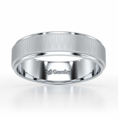 Ryker Glow Ring For Men - White Gold - Image 2