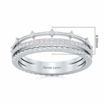 La-vish Silver Ring - White Gold - Image 5