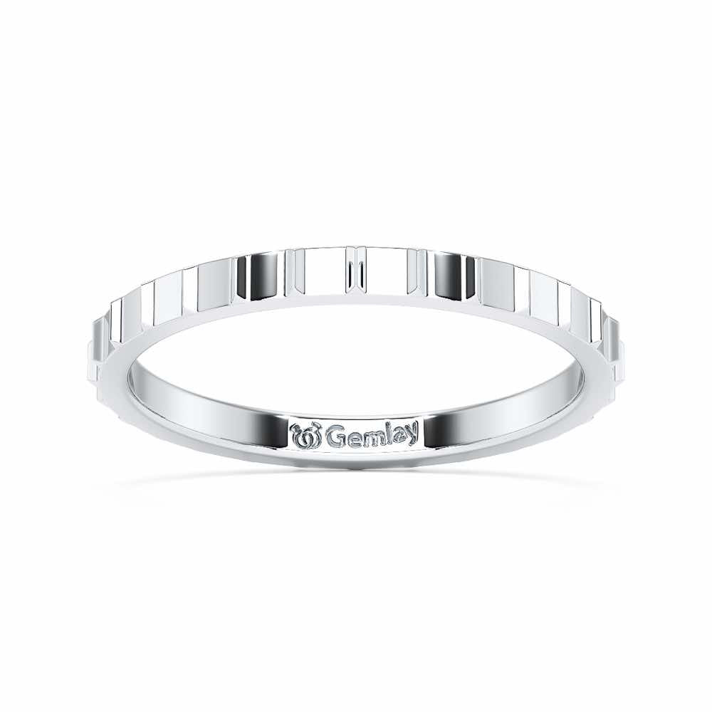 Alina Silver Ring - White Gold - Image 2