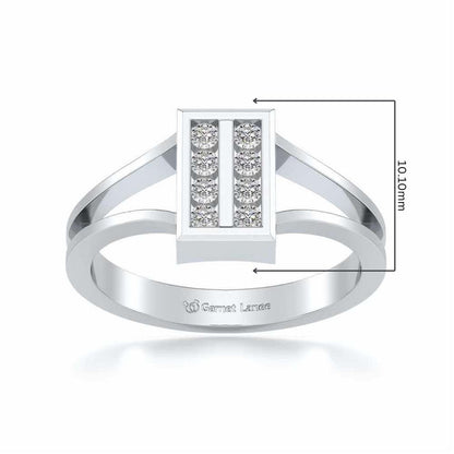 Enticing Ring For Men - White Gold - Image 5
