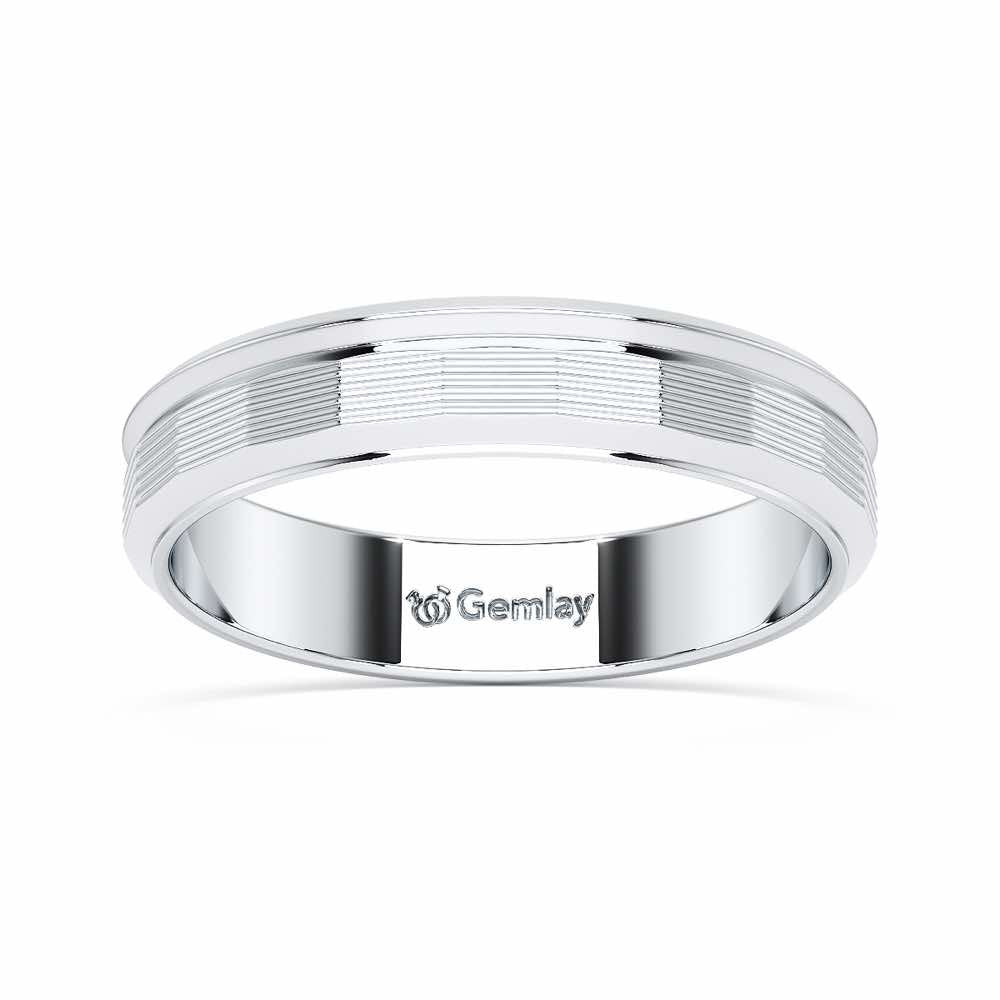 Elowen Silver Ring - White Gold - Image 2