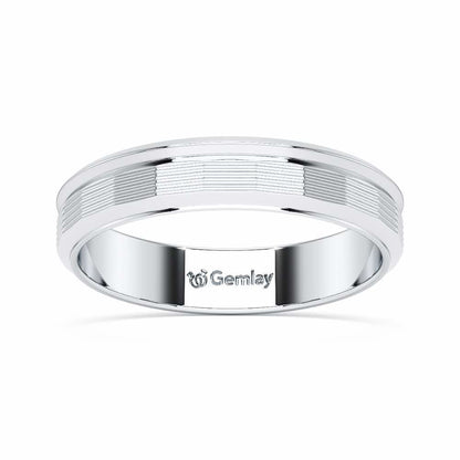 Elowen Silver Ring - White Gold - Image 2