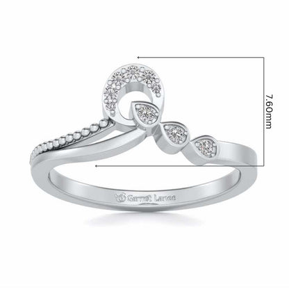 Forsythia Silver Ring - White Gold - Image 5